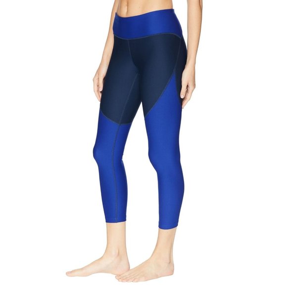 Under Armour Womens Workout Leggings - EXTRA SMALL Gym Leggings (2-Tone Blue) - Picture 2 of 10